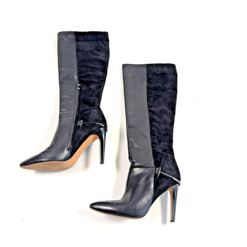 Sam Edelman Mazie Black Leather Boots 7.5M – Gently Worn, Excellent Condition